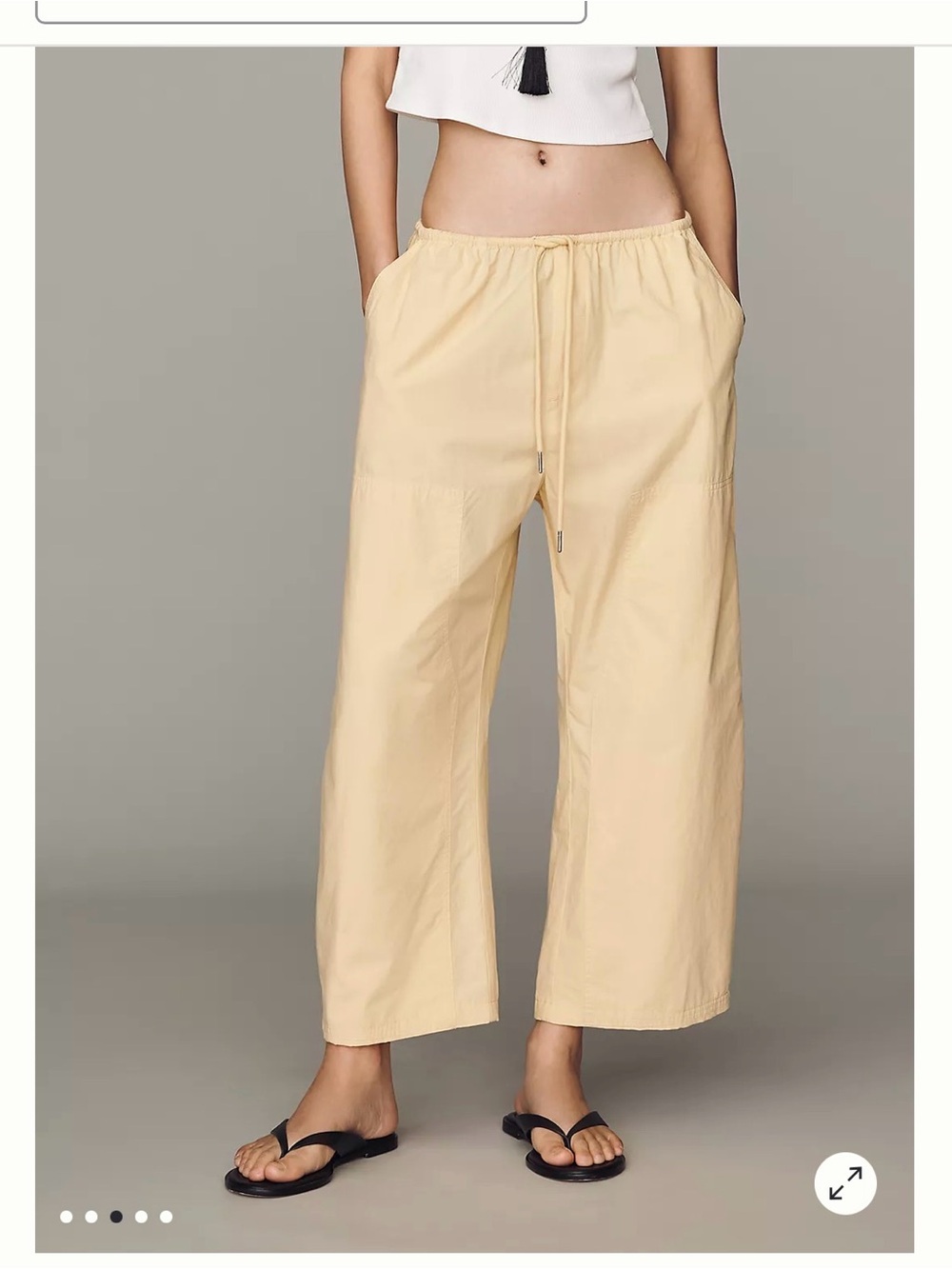 Women’s Pistola Theo yellow drawstring pants size XS - Picture 2 of 9